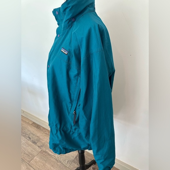 VTG Patagonia Winter Jacket Peacock  Blue Green SZ L EUC - Picture 7 of 13